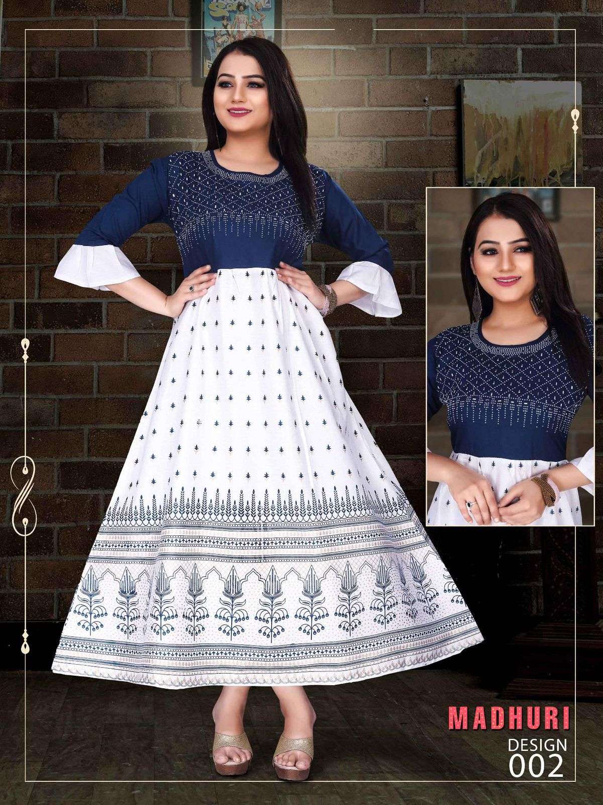 BEAUTY QUEEN MADHURI VOL.1 Reyon Fancy Kurti Wholesale catalog