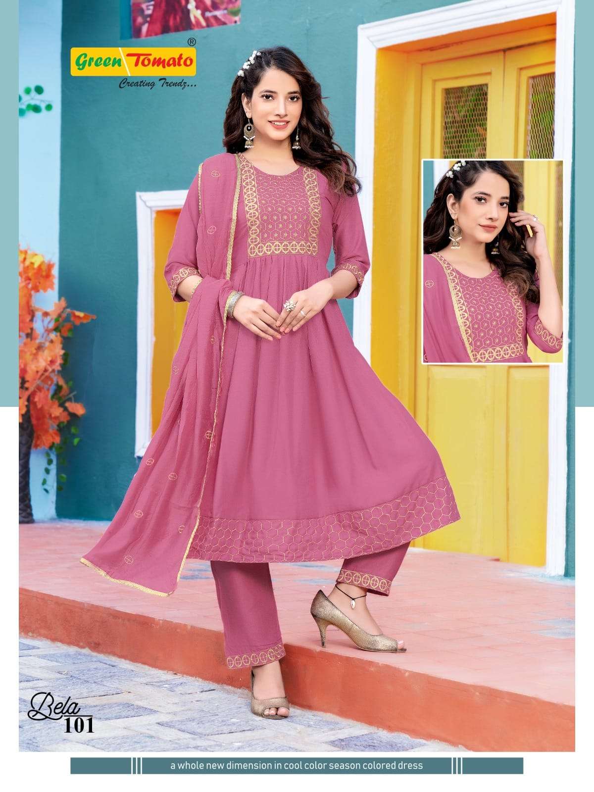 BELA Rayon Nyraa Kurti  Wholesale catalog