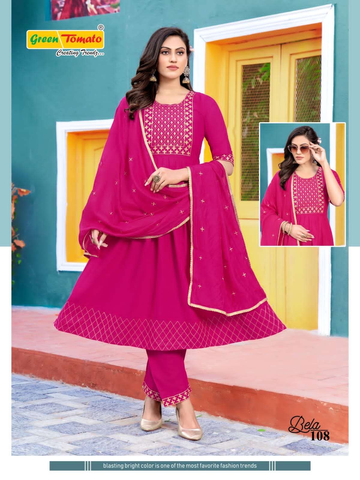 BELA Rayon Nyraa Kurti  Wholesale catalog