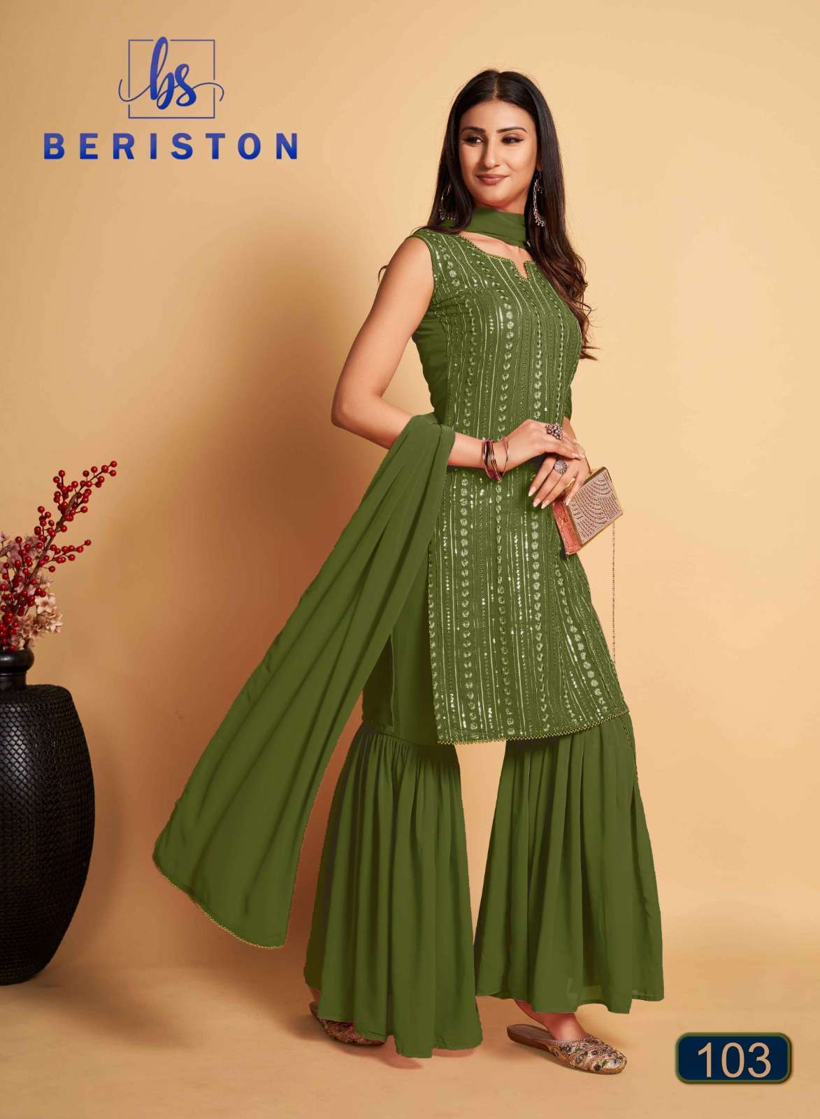 Beriston BS Vol 1 Readymade Salwar Suits and Kurtis Wholesale catalog