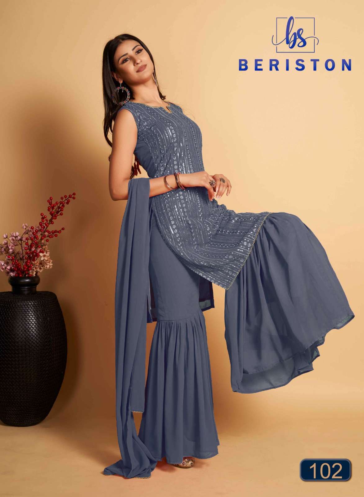 Beriston BS Vol 1 Readymade Salwar Suits and Kurtis Wholesale catalog