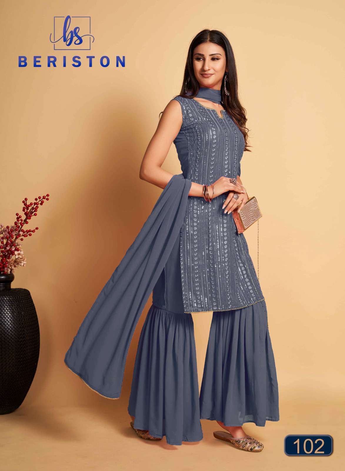Beriston BS Vol 1 Readymade Salwar Suits and Kurtis Wholesale catalog