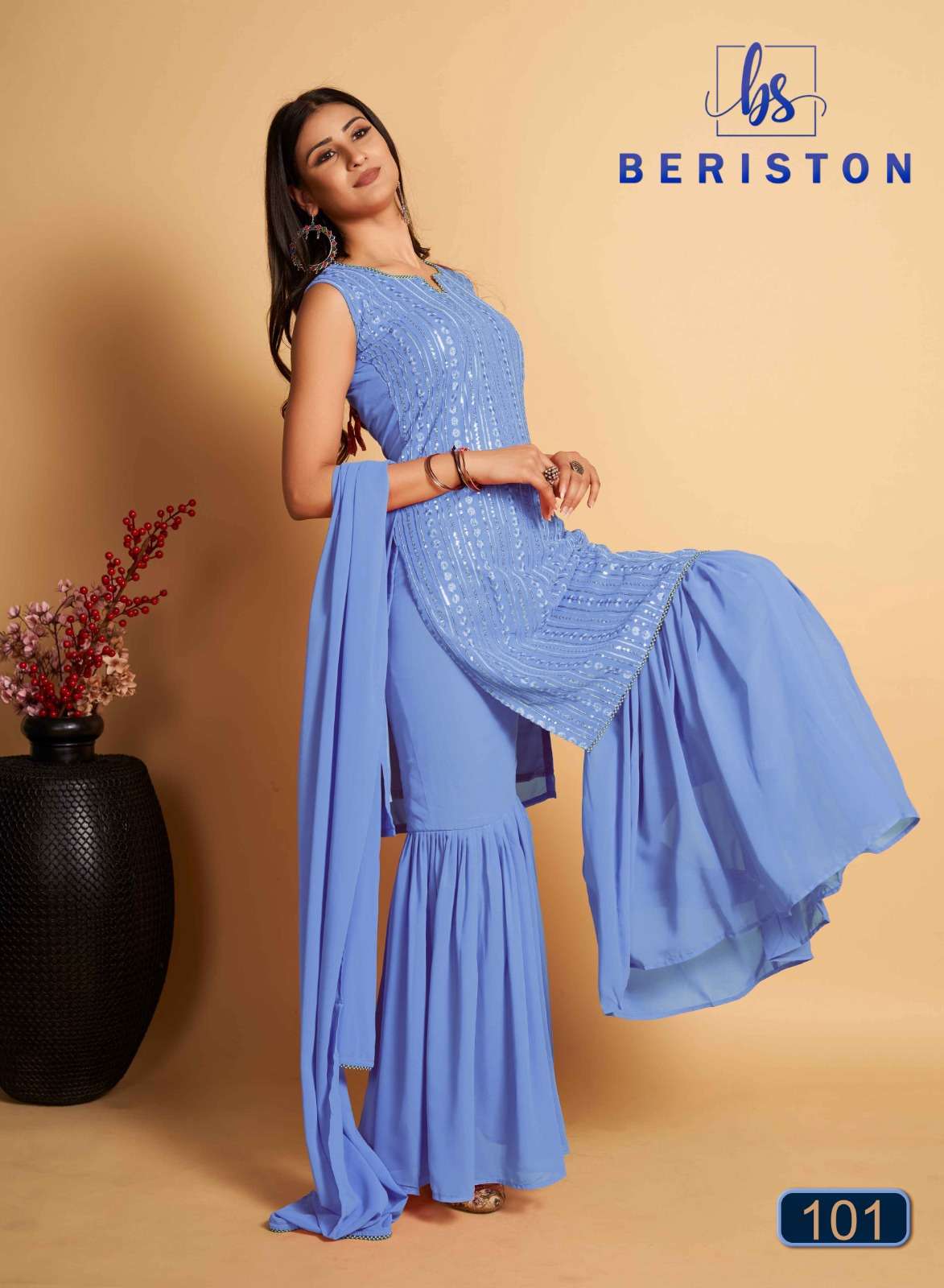 Beriston BS Vol 1 Readymade Salwar Suits and Kurtis Wholesale catalog