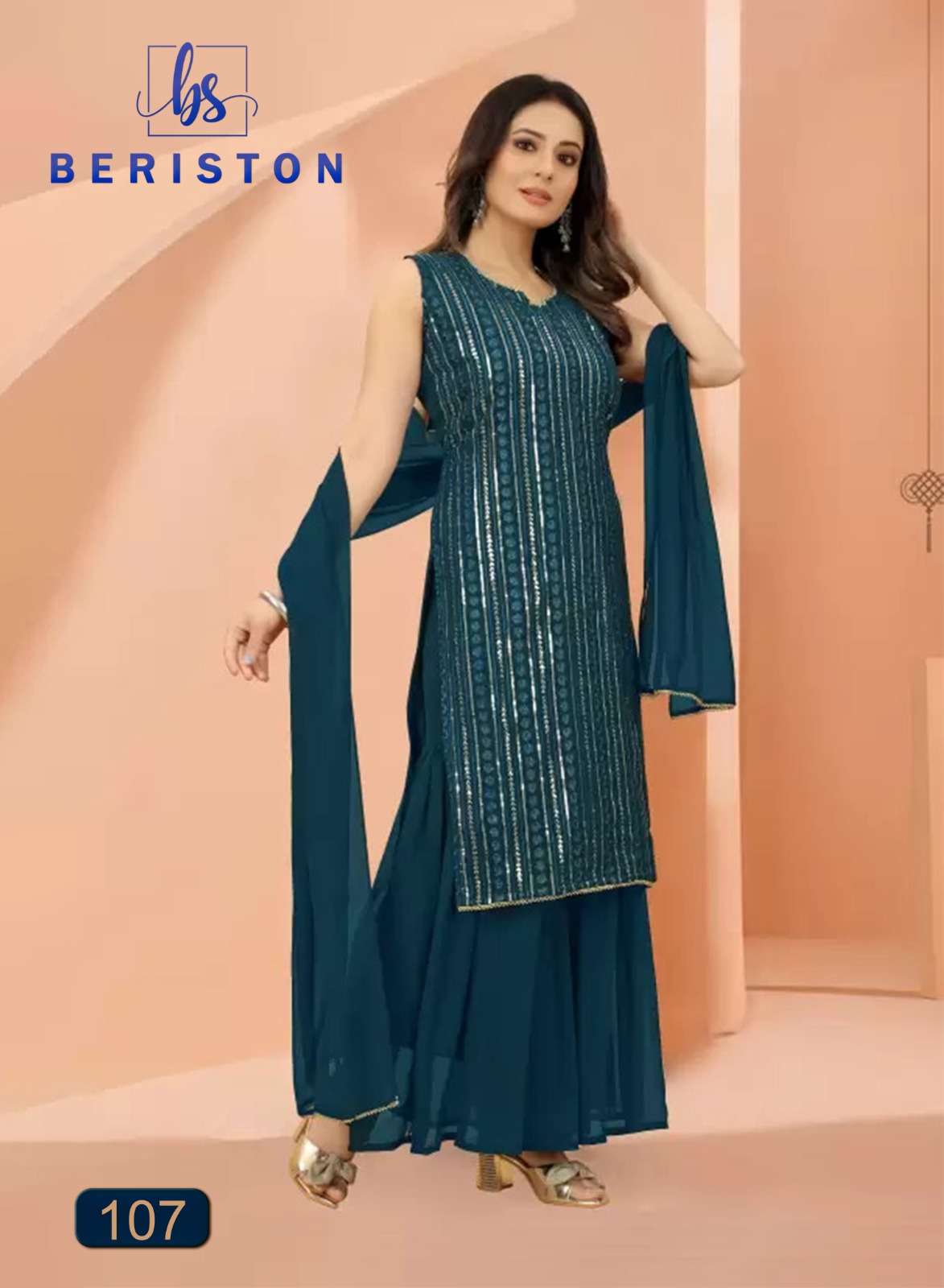 Beriston BS Vol 1 Readymade Salwar Suits and Kurtis Wholesale catalog