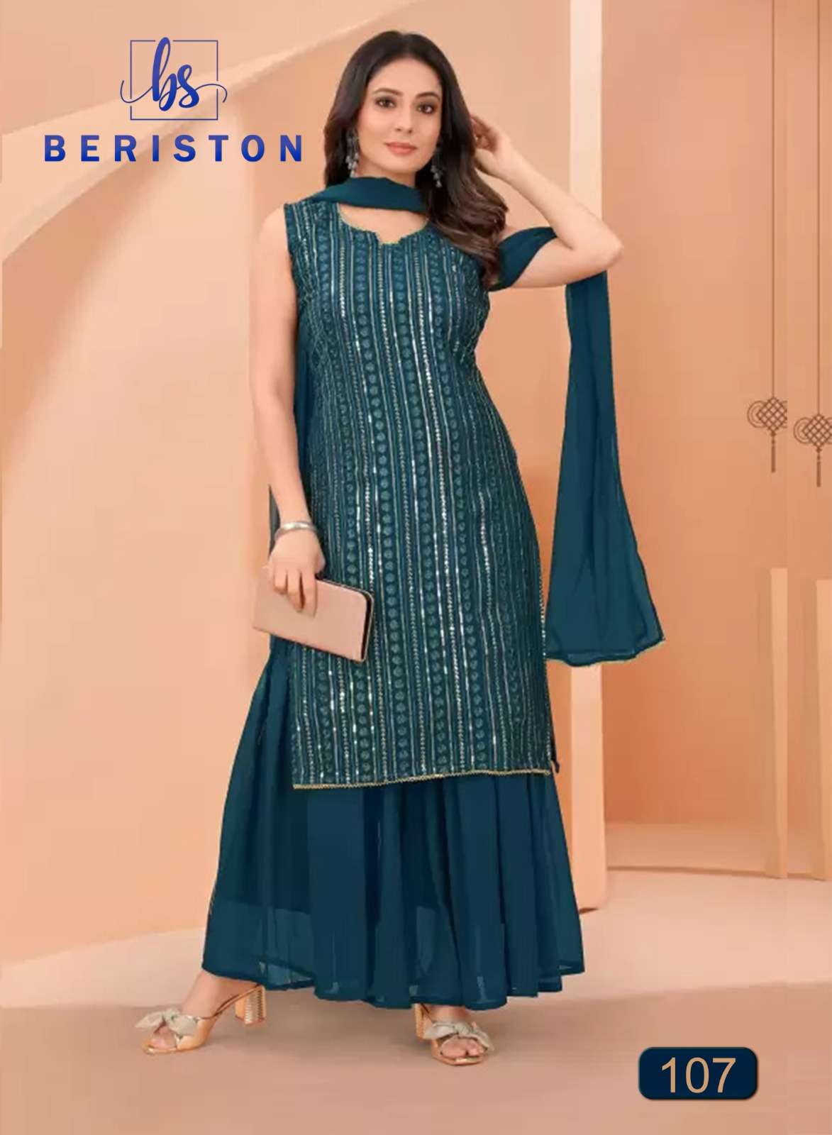 Beriston BS Vol 1 Readymade Salwar Suits and Kurtis Wholesale catalog
