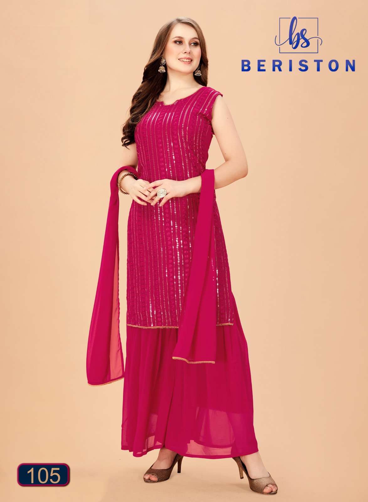 Beriston BS Vol 1 Readymade Salwar Suits and Kurtis Wholesale catalog