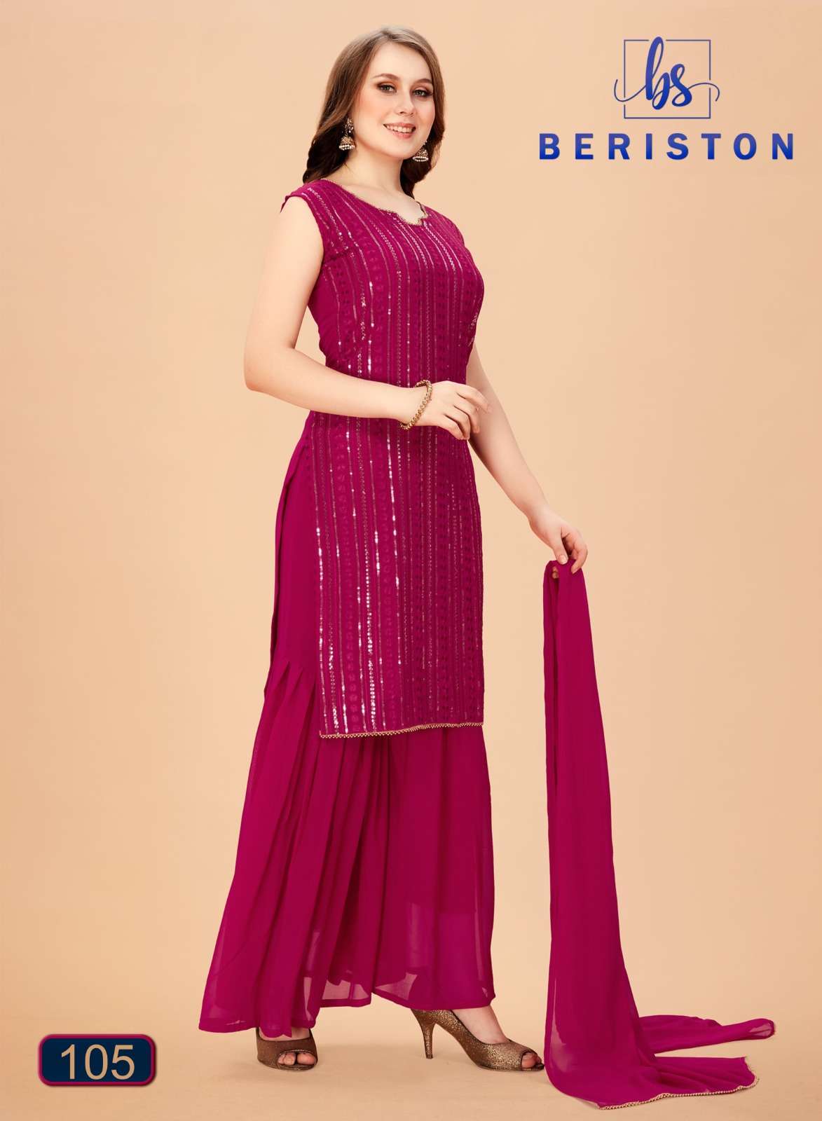 Beriston BS Vol 1 Readymade Salwar Suits and Kurtis Wholesale catalog