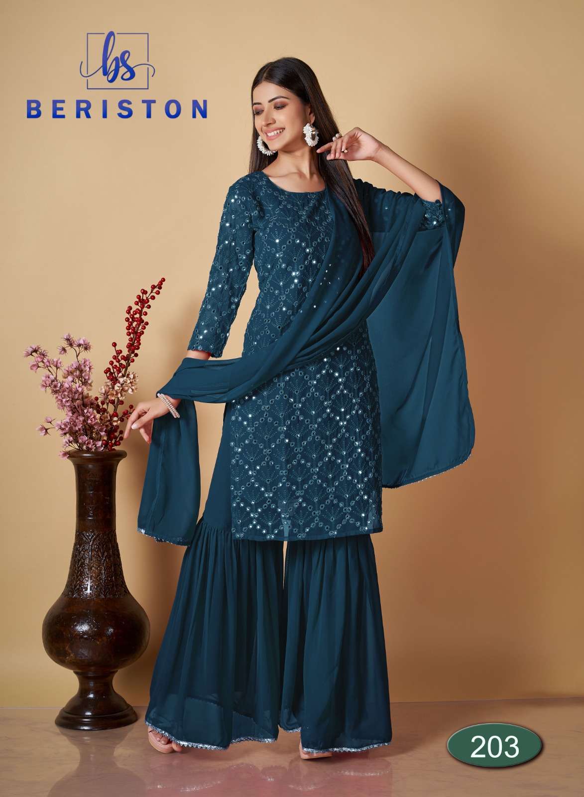 Beriston BS Vol 2 Readymade Salwar Suits and Kurtis Wholesale catalog