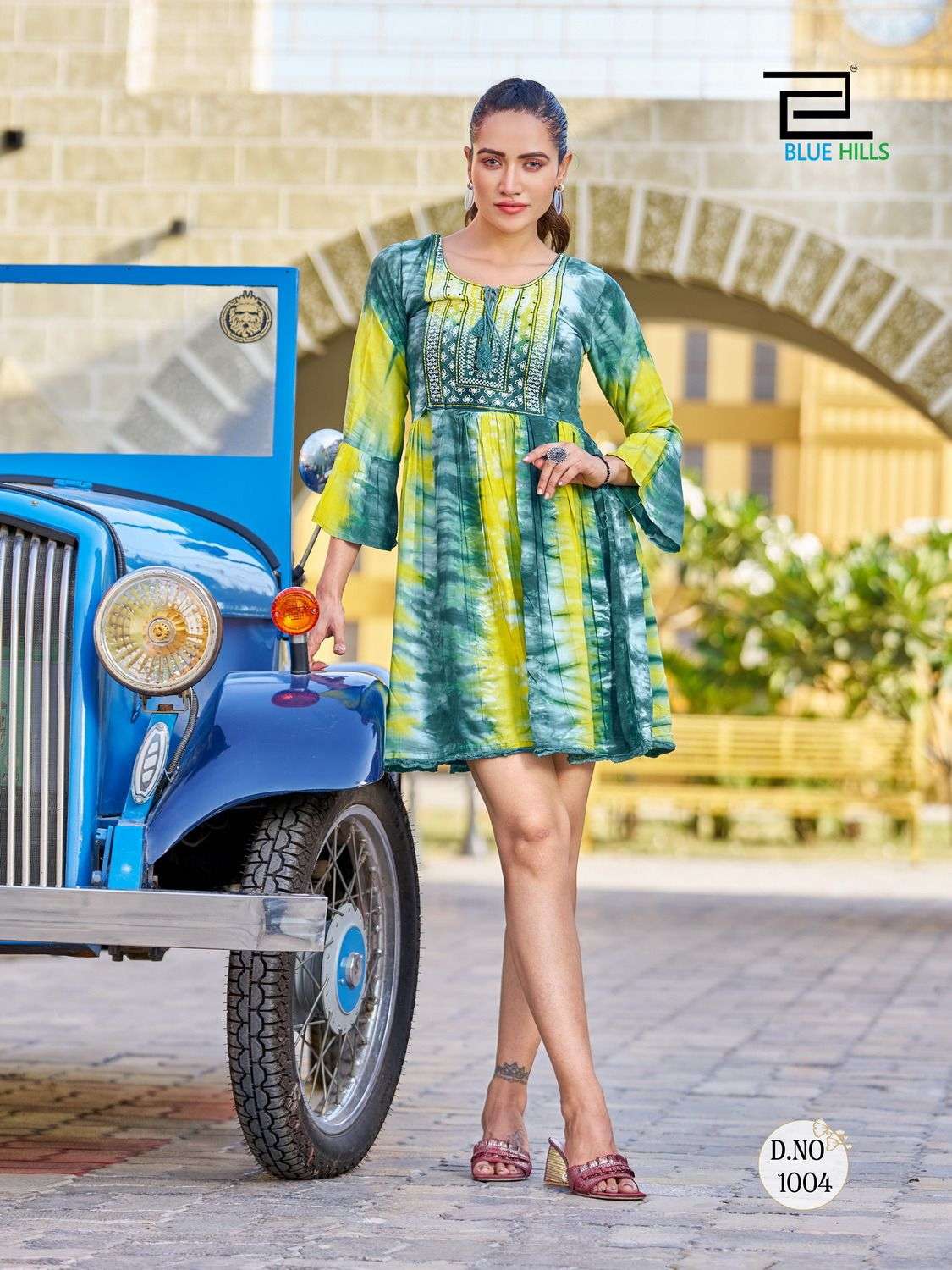 Blue Hills Bislery Tunic Style Kurti Wholesale catalog