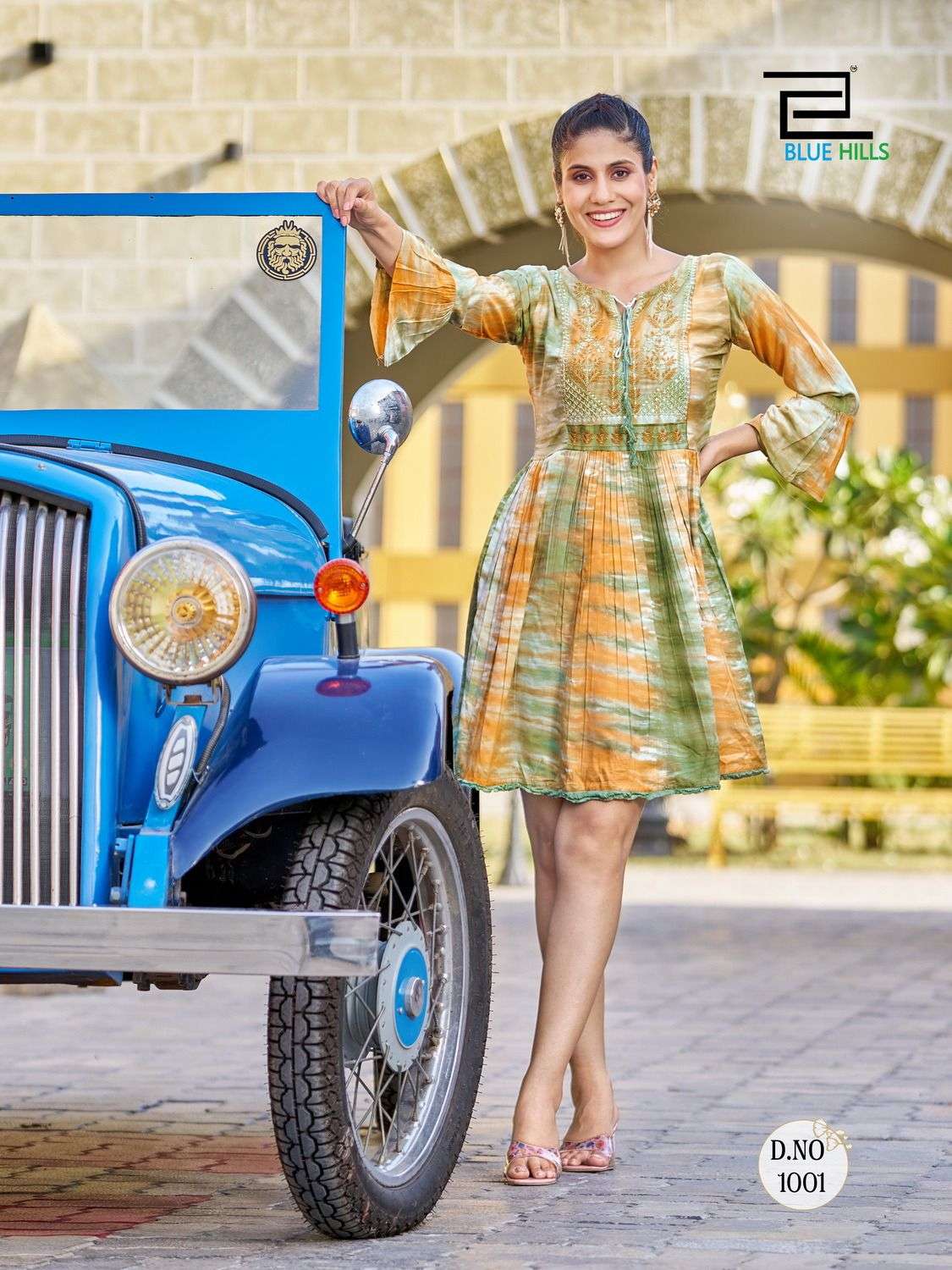 Blue Hills Bislery Tunic Style Kurti Wholesale catalog
