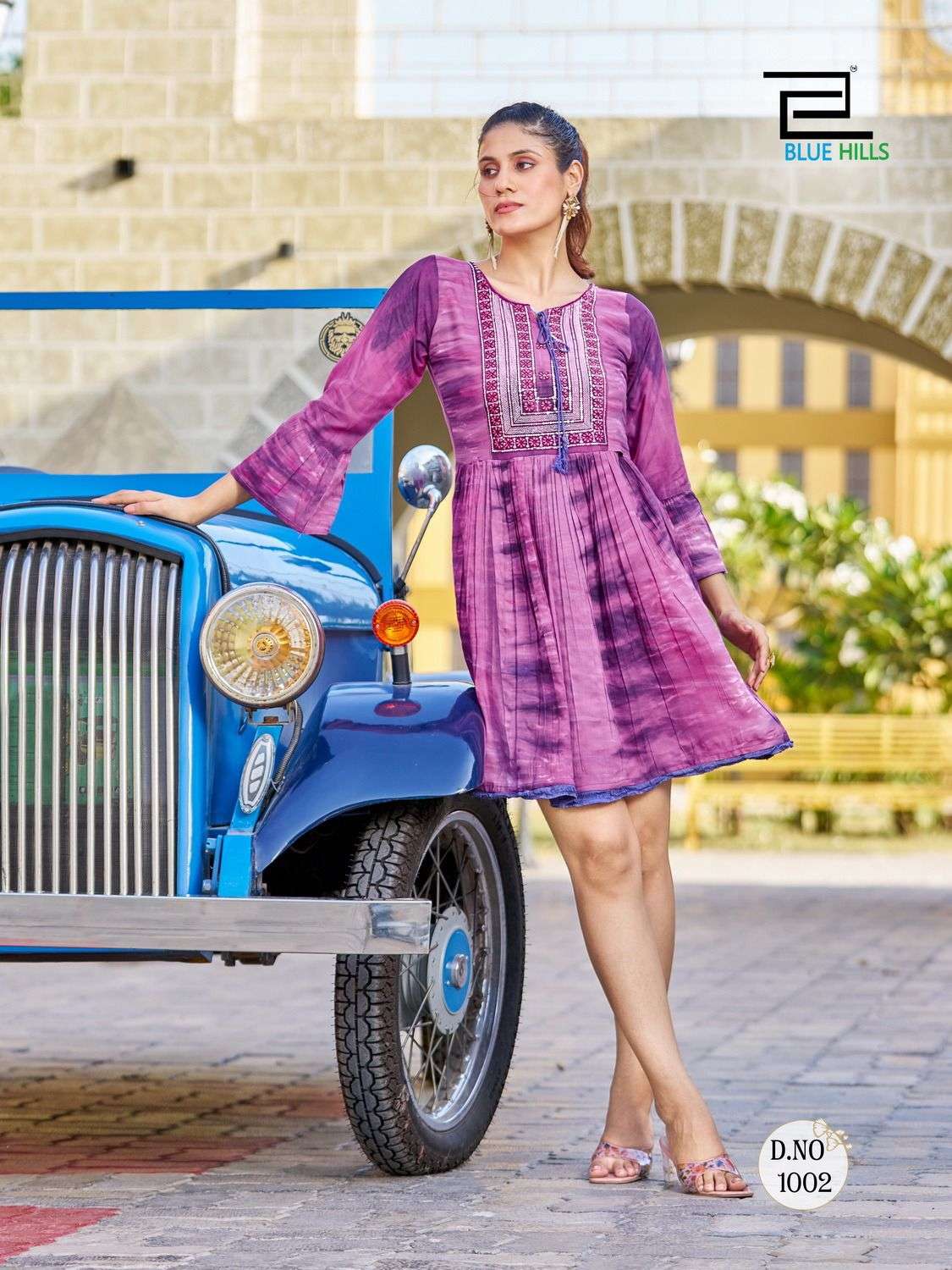 Blue Hills Bislery Tunic Style Kurti Wholesale catalog