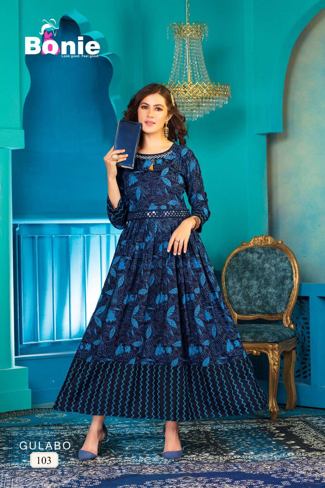 BONIE GULABO  RAYON 14 KG Kurti Wholesale catalog