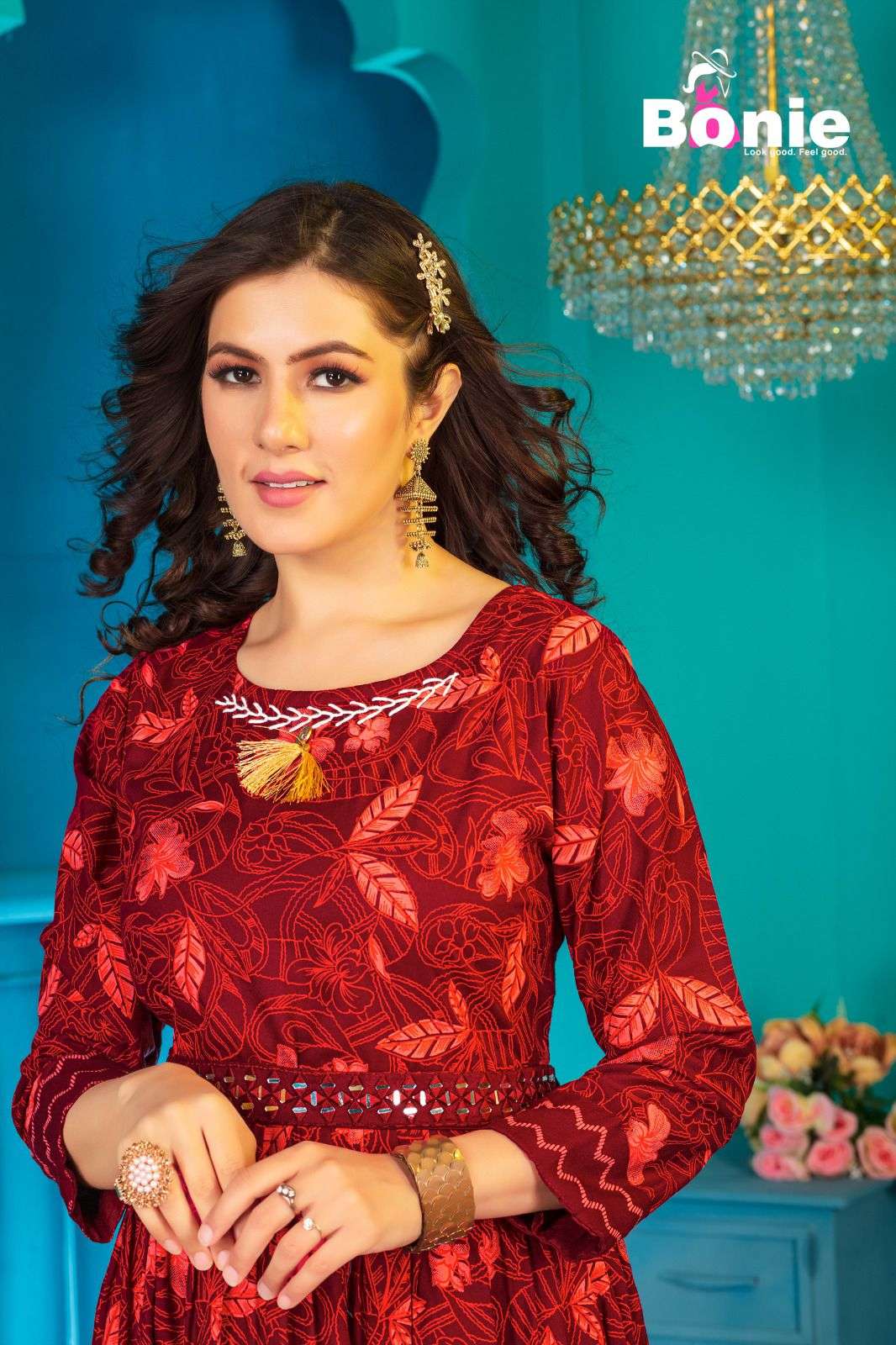BONIE GULABO  RAYON 14 KG Kurti Wholesale catalog