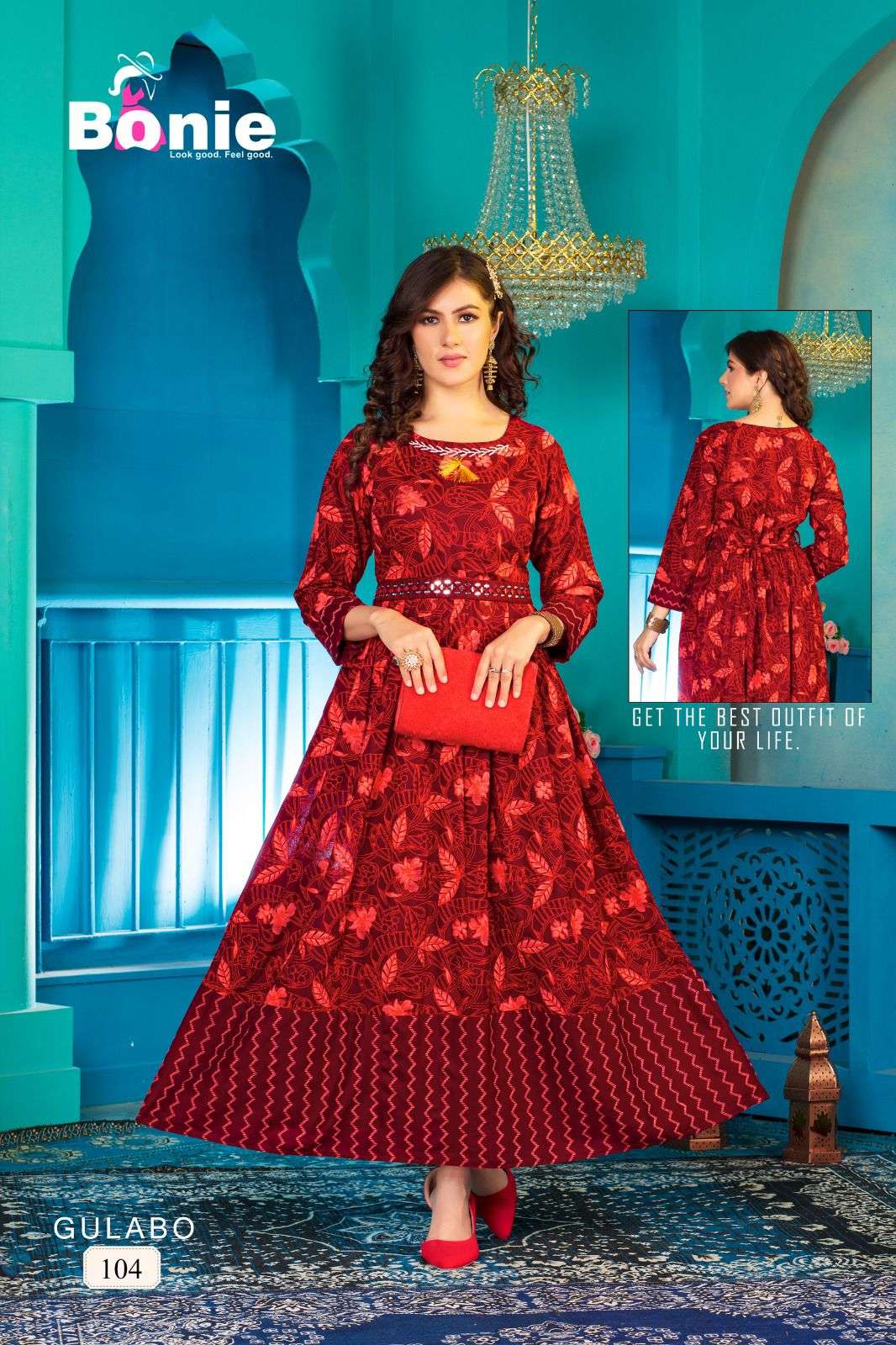 BONIE GULABO  RAYON 14 KG Kurti Wholesale catalog