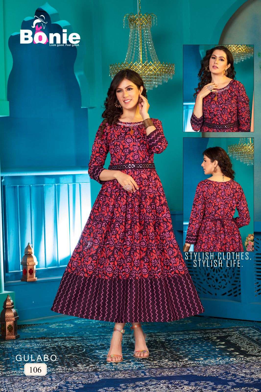 BONIE GULABO  RAYON 14 KG Kurti Wholesale catalog