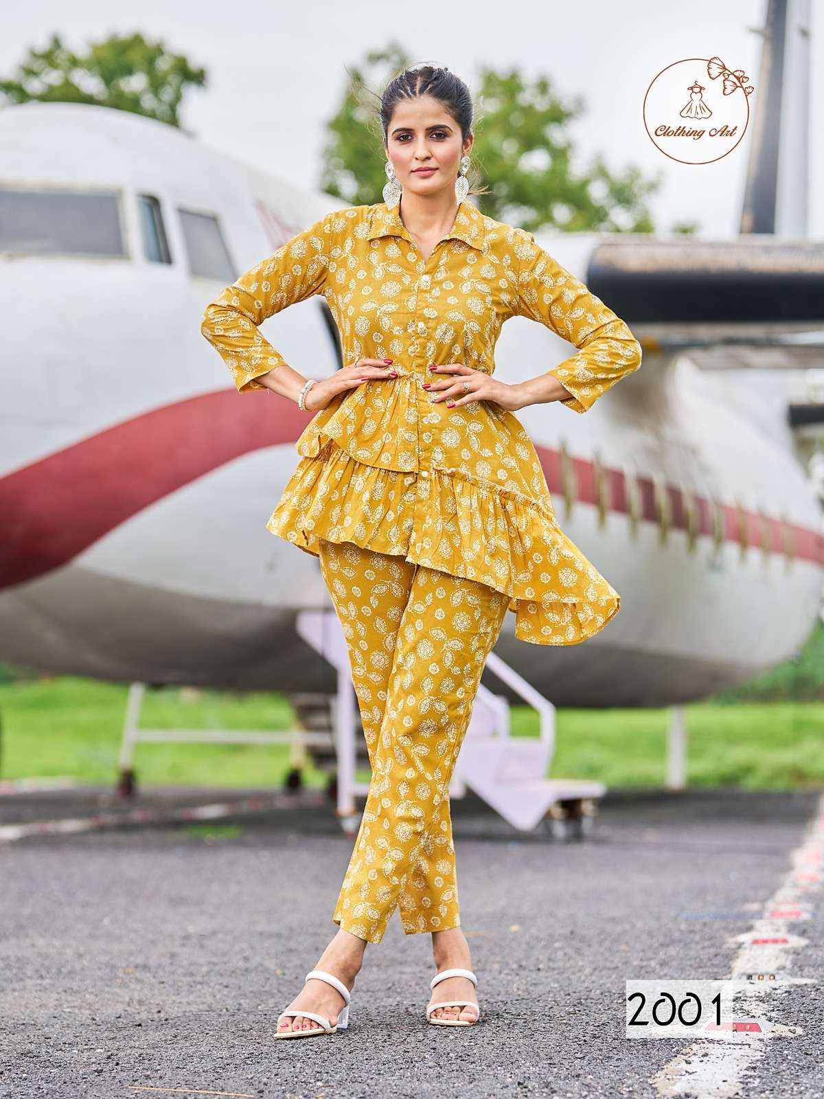 CLOTHING ART COCKTAIL VOL-1 CO-ORD SET COTTON PRINT  Kurti Wholesale catalog