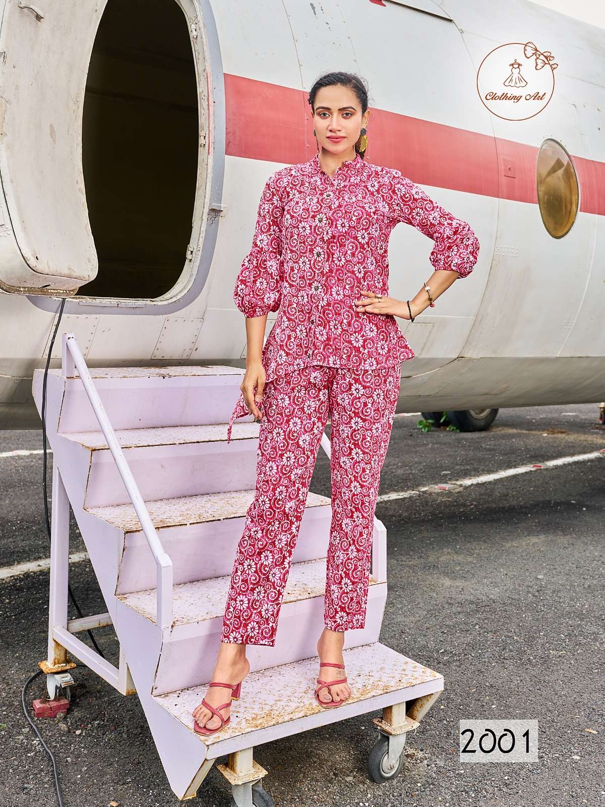 CLOTHING ART COCKTAIL VOL-1 CO-ORD SET COTTON PRINT  Kurti Wholesale catalog