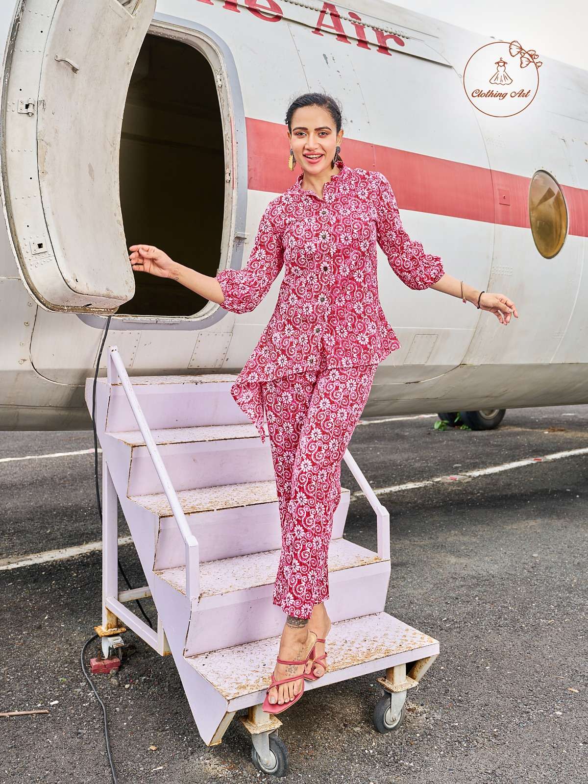 CLOTHING ART COCKTAIL VOL-1 CO-ORD SET COTTON PRINT  Kurti Wholesale catalog