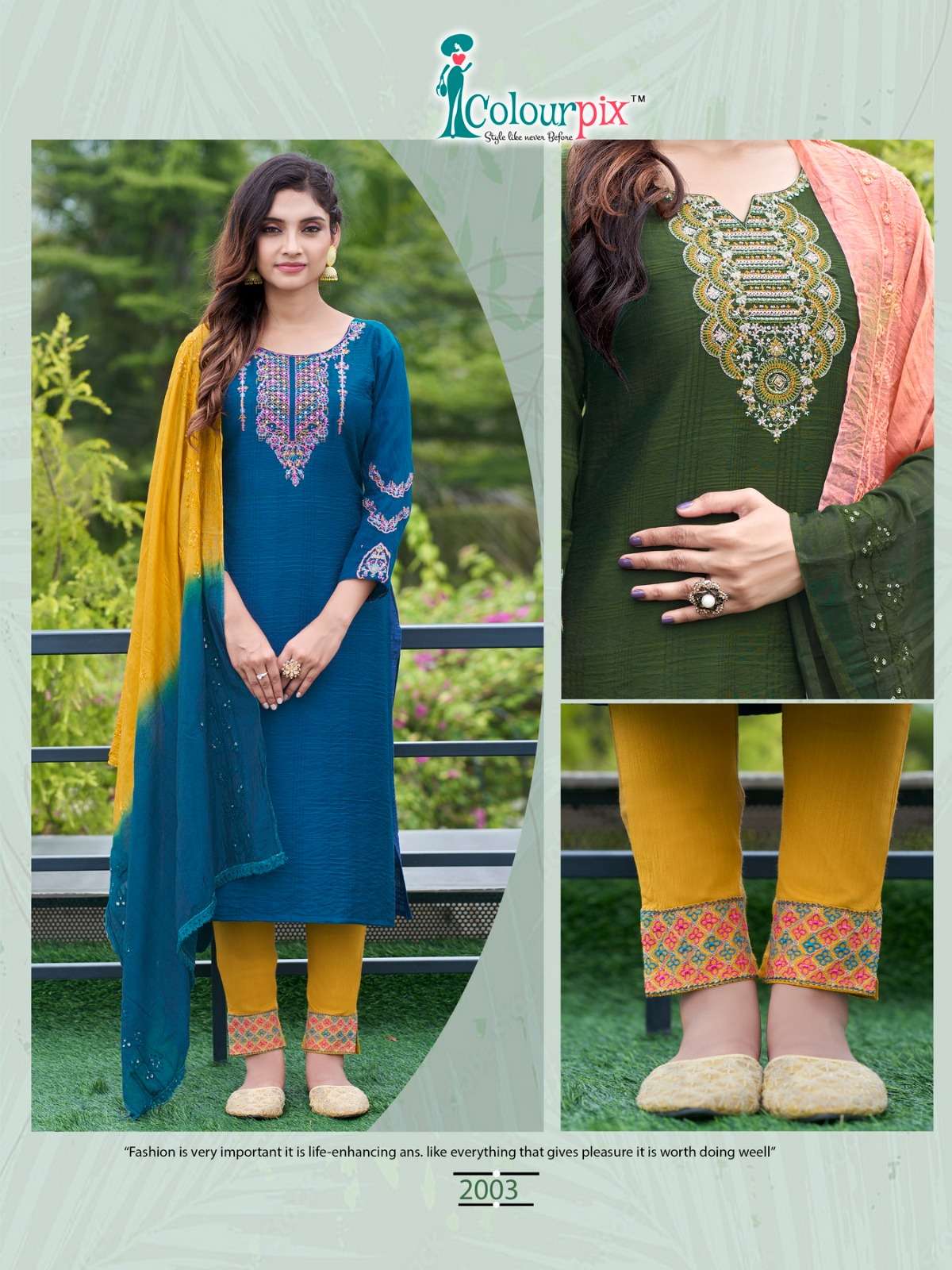 COLOURPIX MANOHARI  VOL.2 Reyon Kurti Wholesale catalog