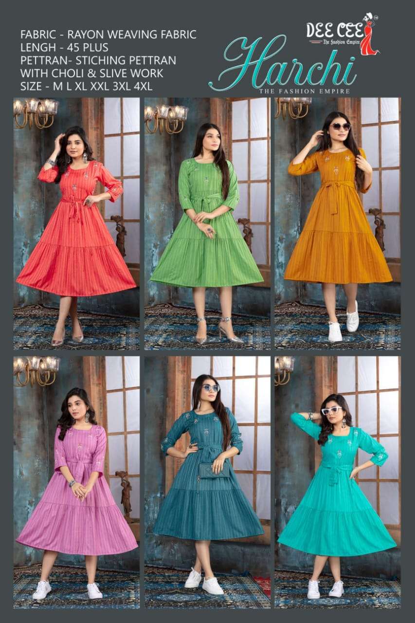 DeeCee Harchi Kurti Wholesale catalog