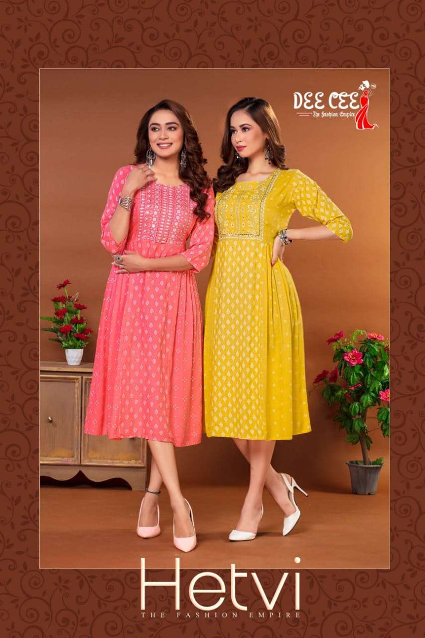 DeeCee HETVI Kurti Wholesale catalog