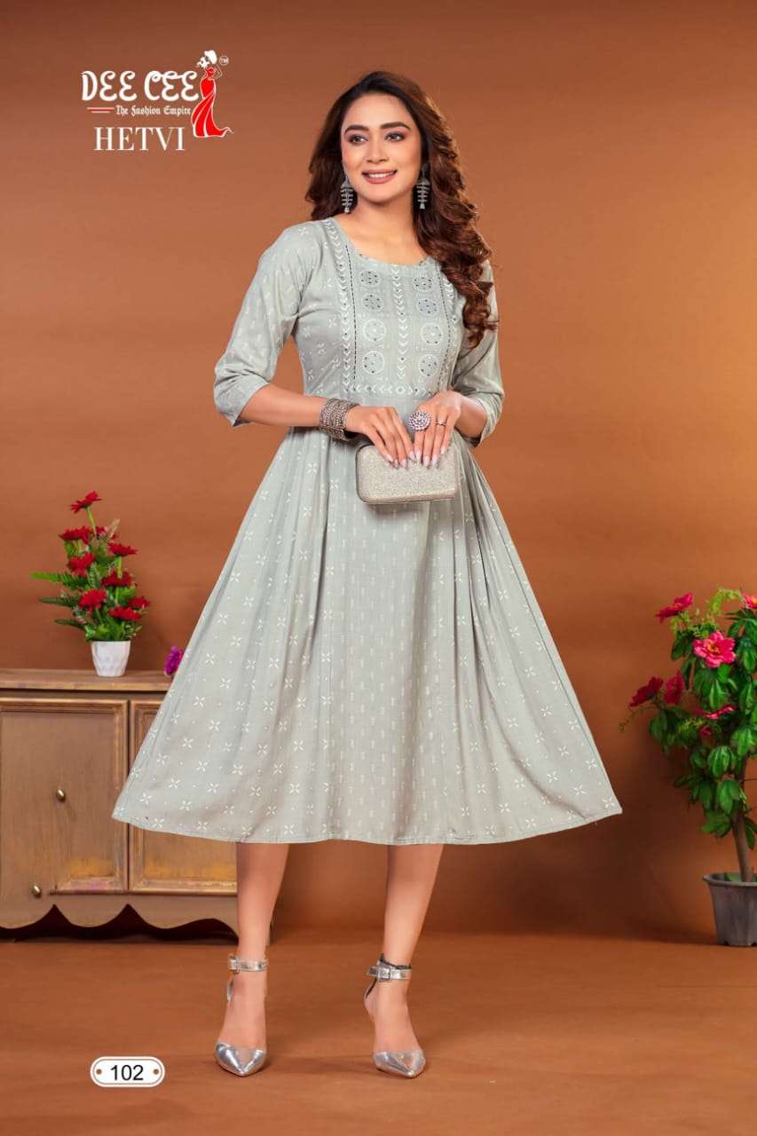 DeeCee HETVI Kurti Wholesale catalog