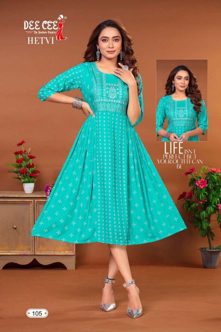 DeeCee HETVI Kurti Wholesale catalog
