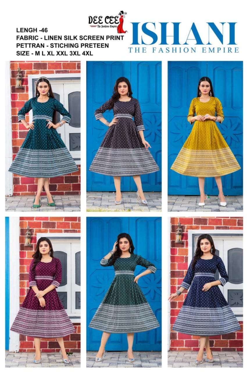 DEECEE ISHANI Kurti Wholesale catalog