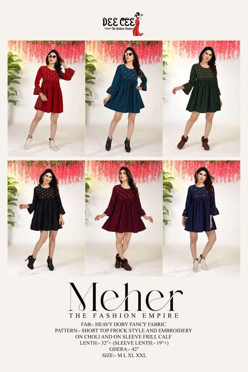 DeeCee meher Kurti Wholesale catalog