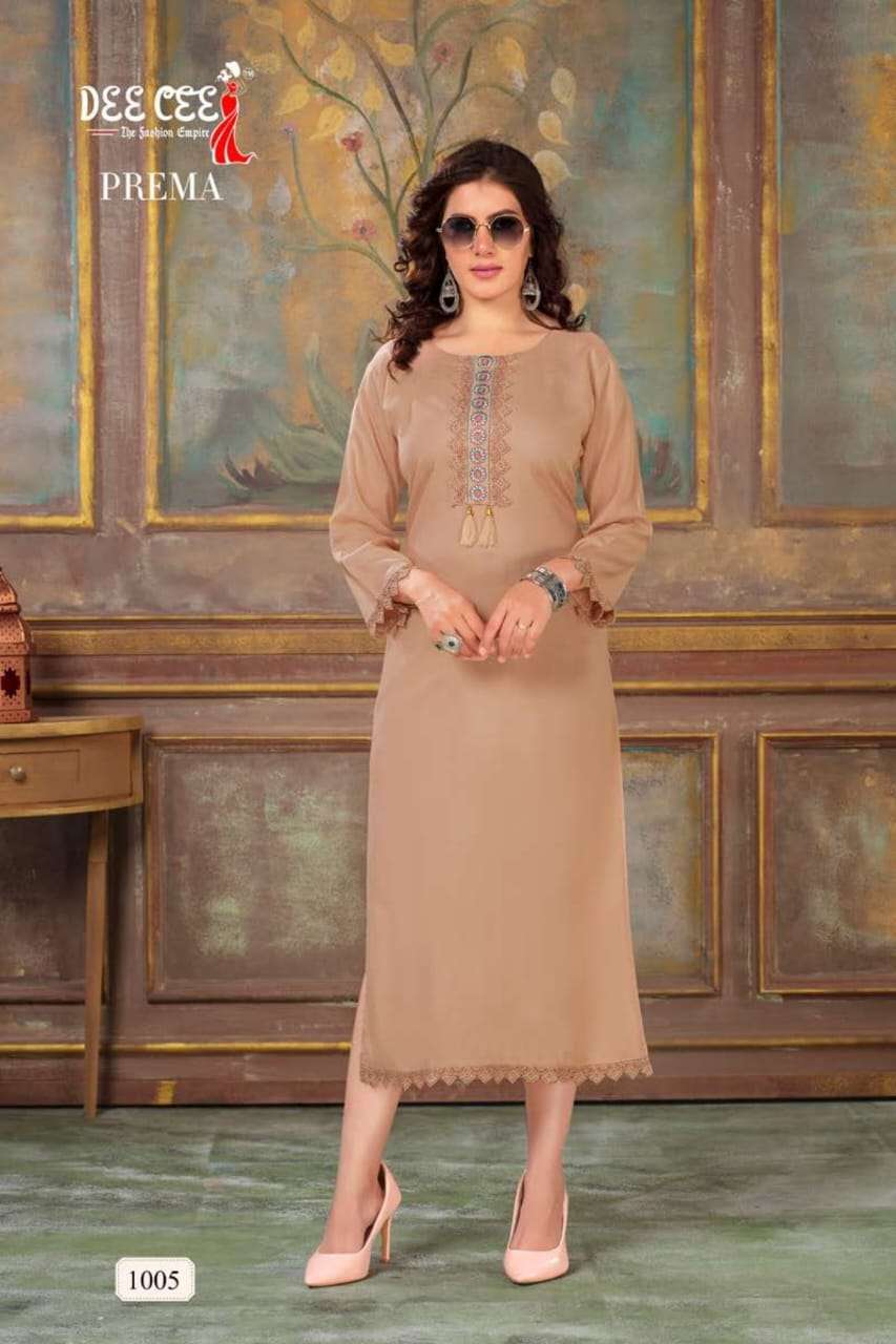 DeeCee Prema Kurti Wholesale catalog