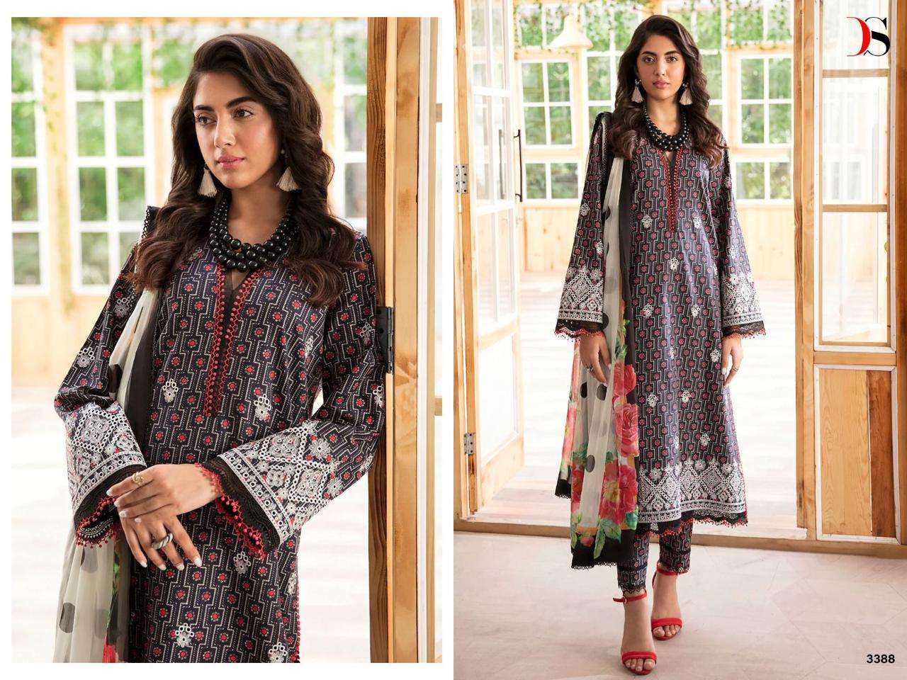 Deepsy Afrozeh Chikankari Lawn Vol 23 Cotton Dupatta Collection Wholesale catalog