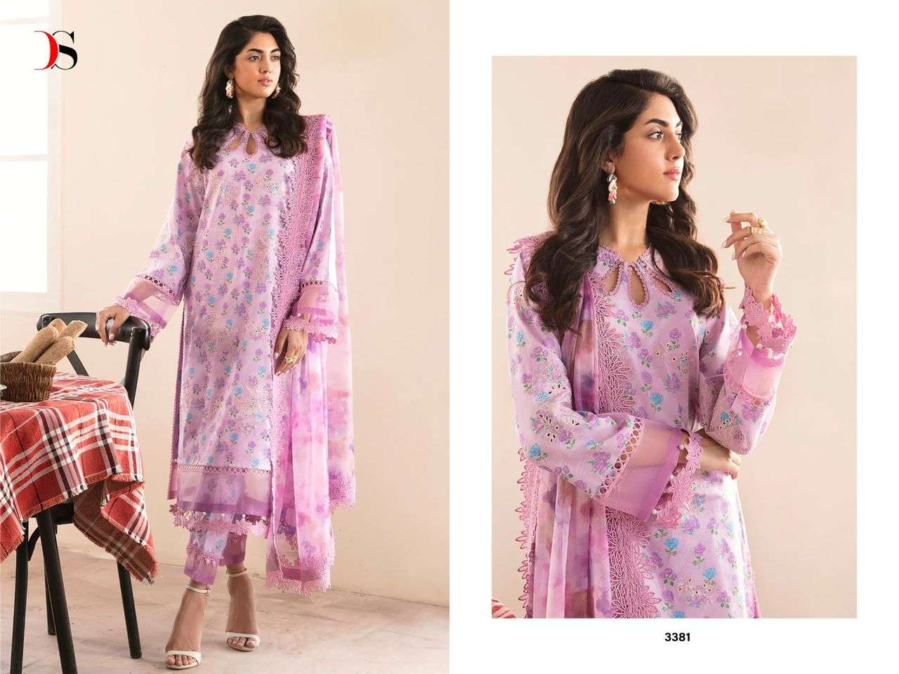 Deepsy Afrozeh Chikankari Lawn Vol 23 Cotton Dupatta Collection Wholesale catalog