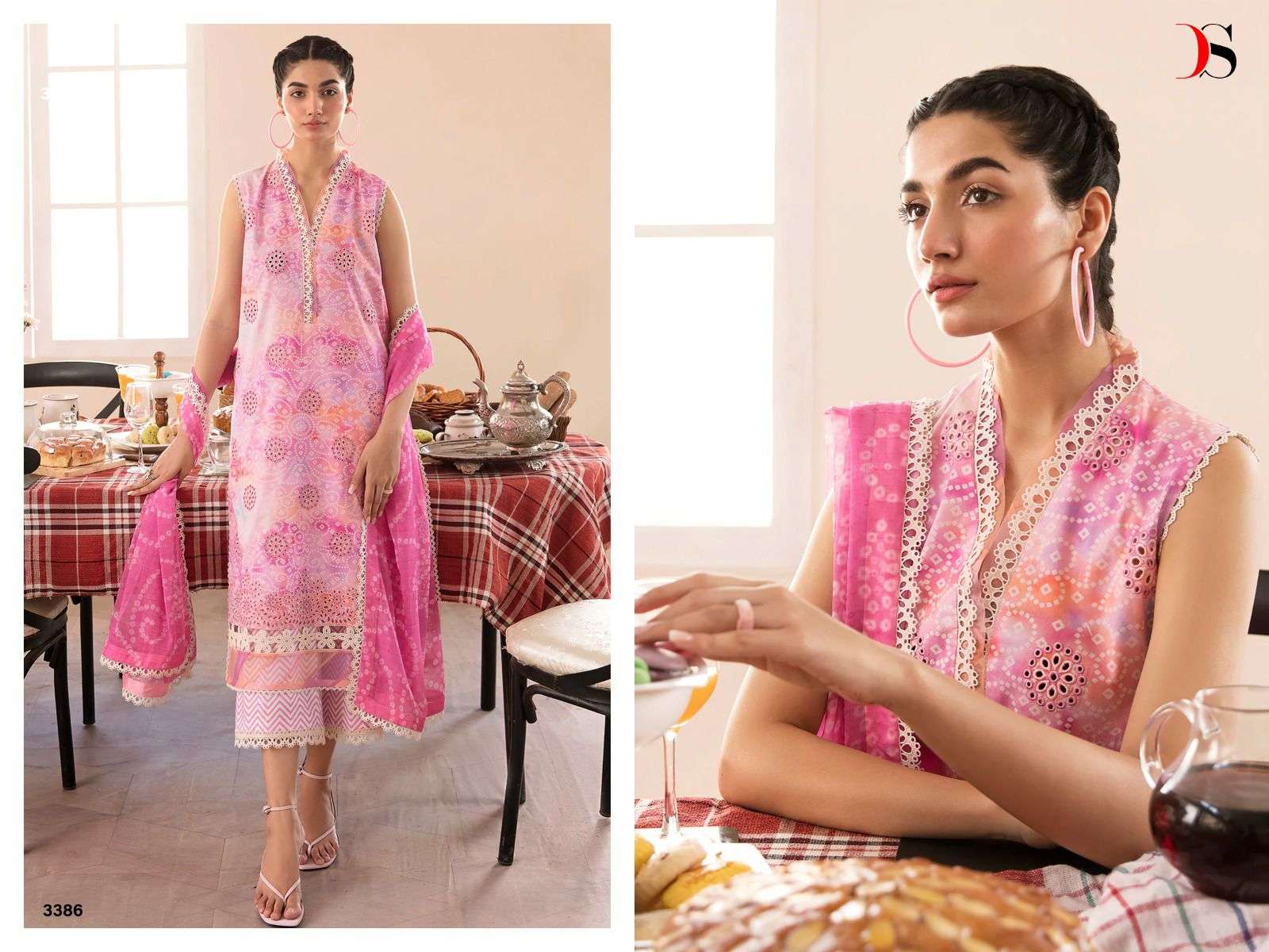 Deepsy Afrozeh Chikankari Lawn Vol 23 Cotton Dupatta Collection Wholesale catalog