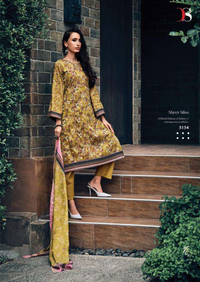 Deepsy Bin Saeed 5 Lawn Collection Pakistani Salwar Kameez Wholesale catalog