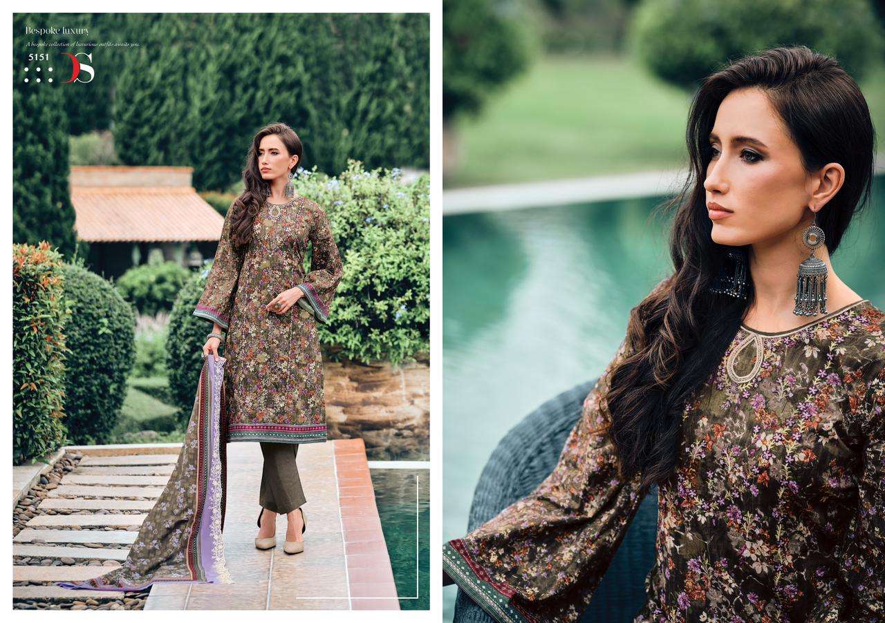 Deepsy Bin Saeed 5 Lawn Collection Pakistani Salwar Kameez Wholesale catalog