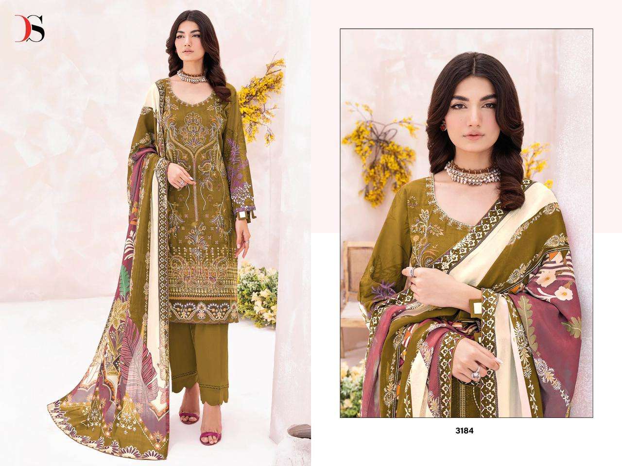 Deepsy Cheveron 8 Chiffon Dupatta Pakistani Salwar Kameez Wholesale catalog