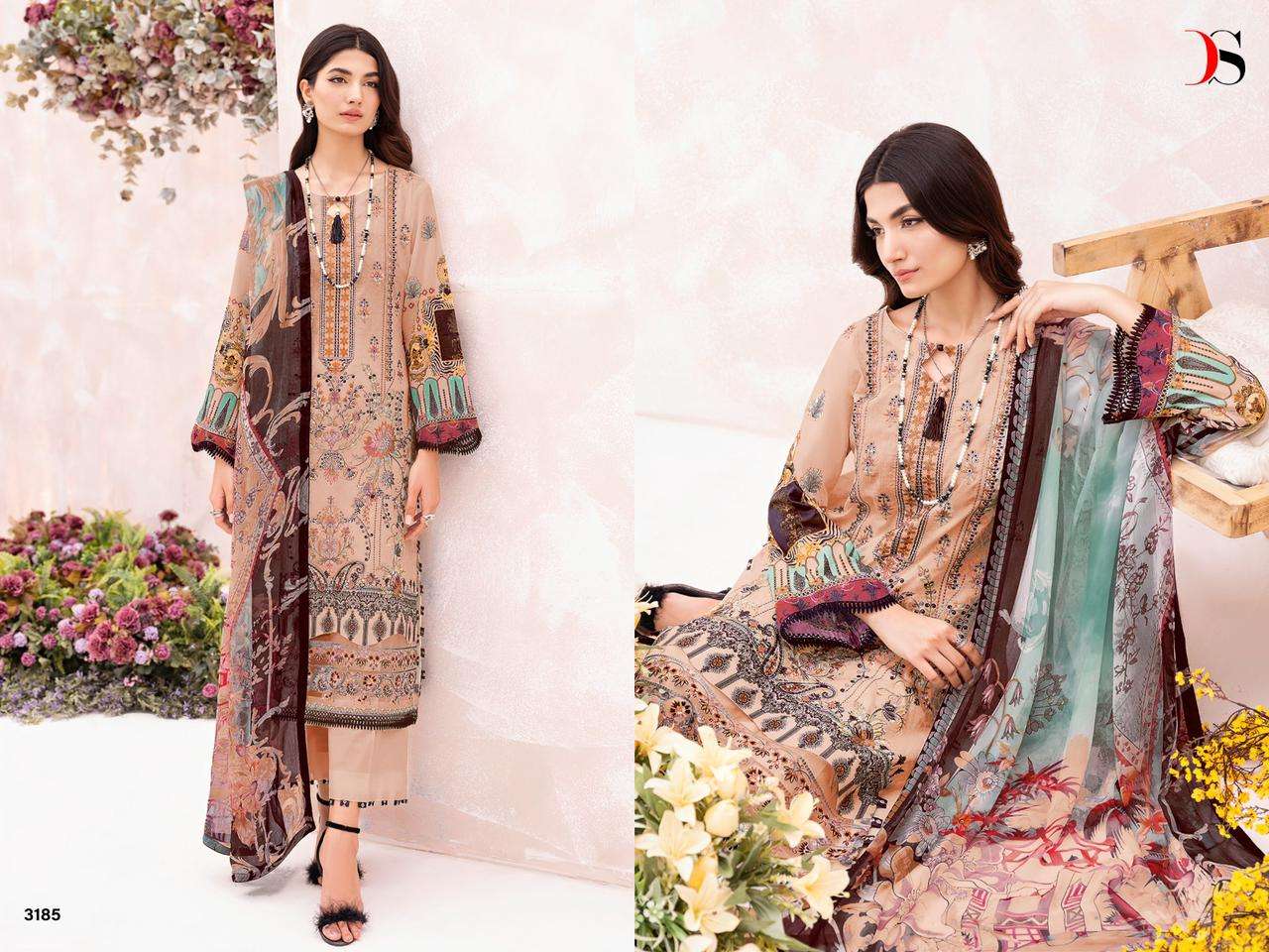 Deepsy Cheveron 8 Chiffon Dupatta Pakistani Salwar Kameez Wholesale catalog