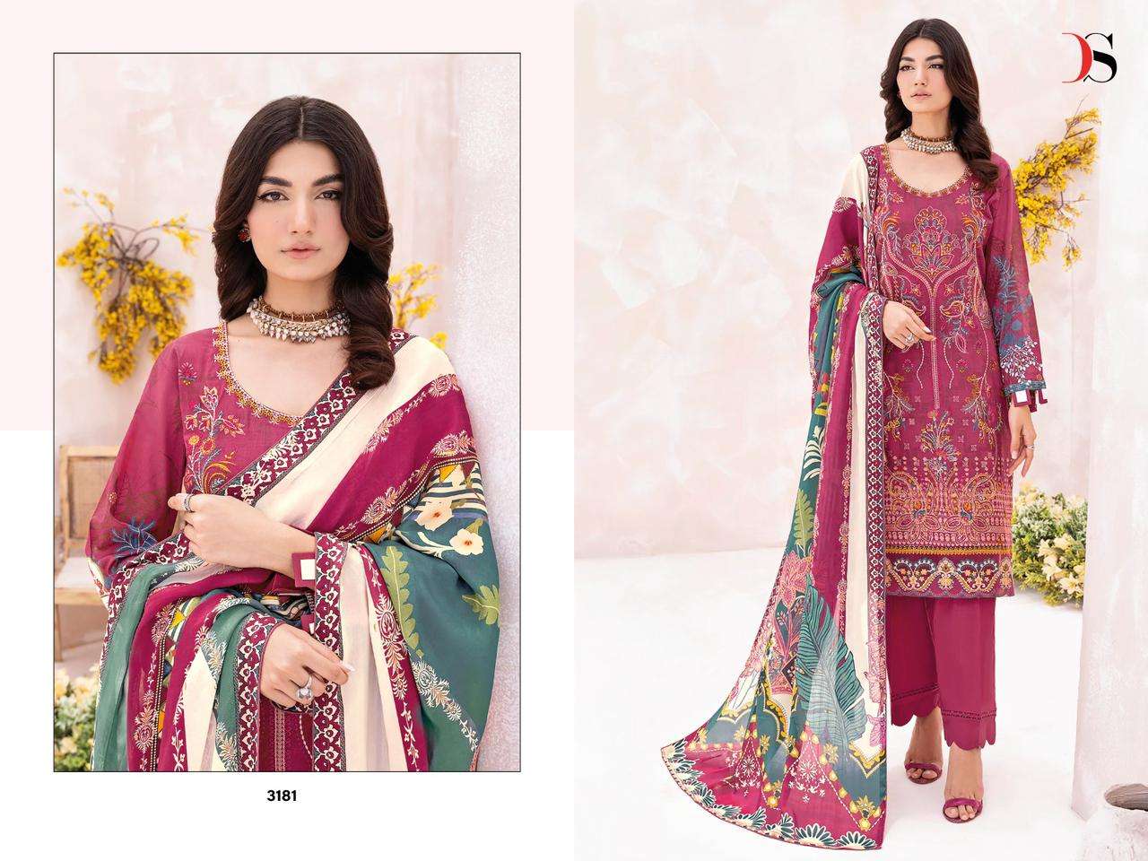 Deepsy Cheveron 8 Chiffon Dupatta Pakistani Salwar Kameez Wholesale catalog