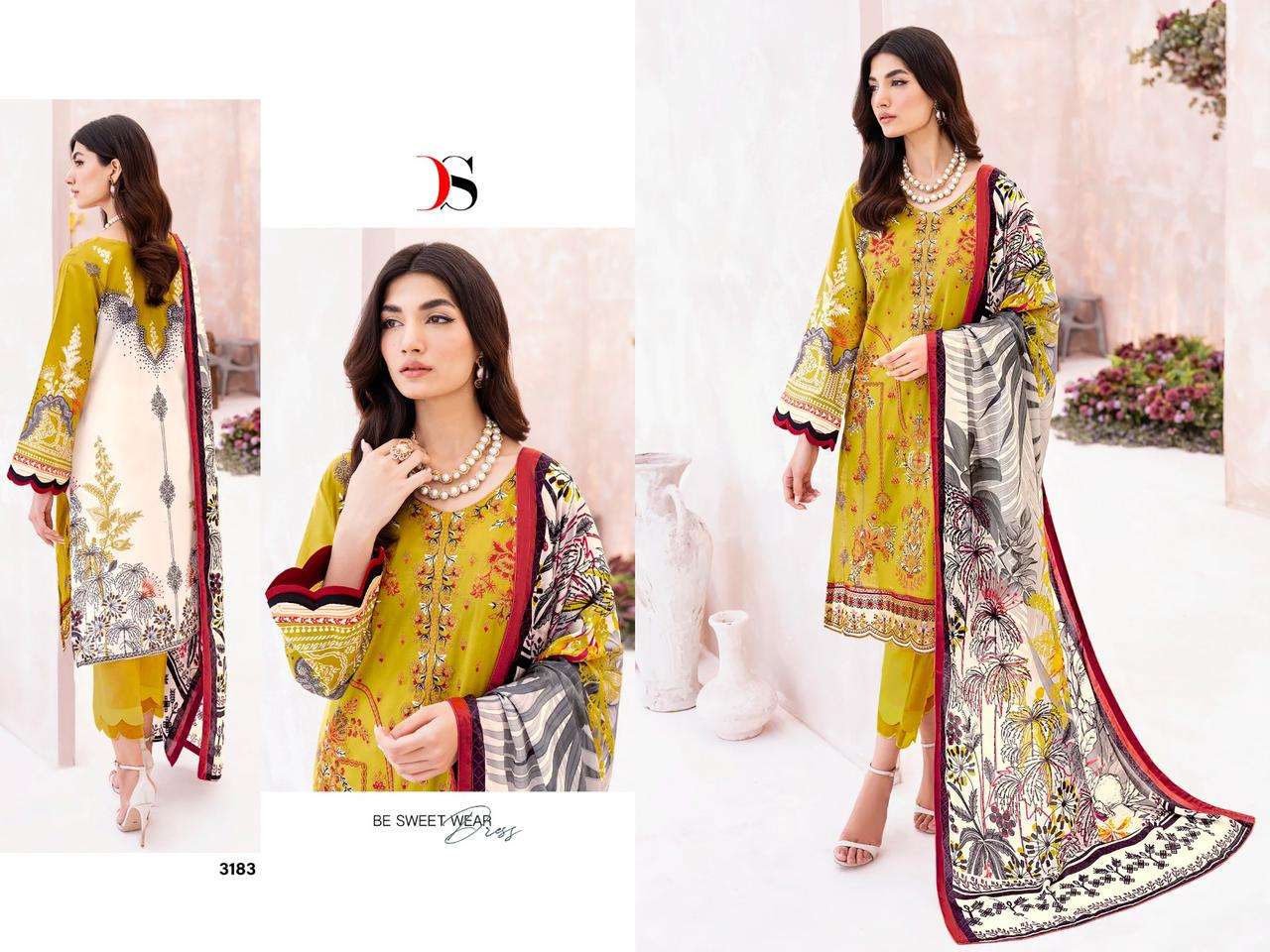 Deepsy Cheveron 8 Chiffon Dupatta Pakistani Salwar Kameez Wholesale catalog