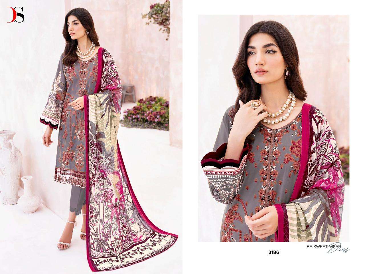 Deepsy Cheveron 8 Chiffon Dupatta Pakistani Salwar Kameez Wholesale catalog