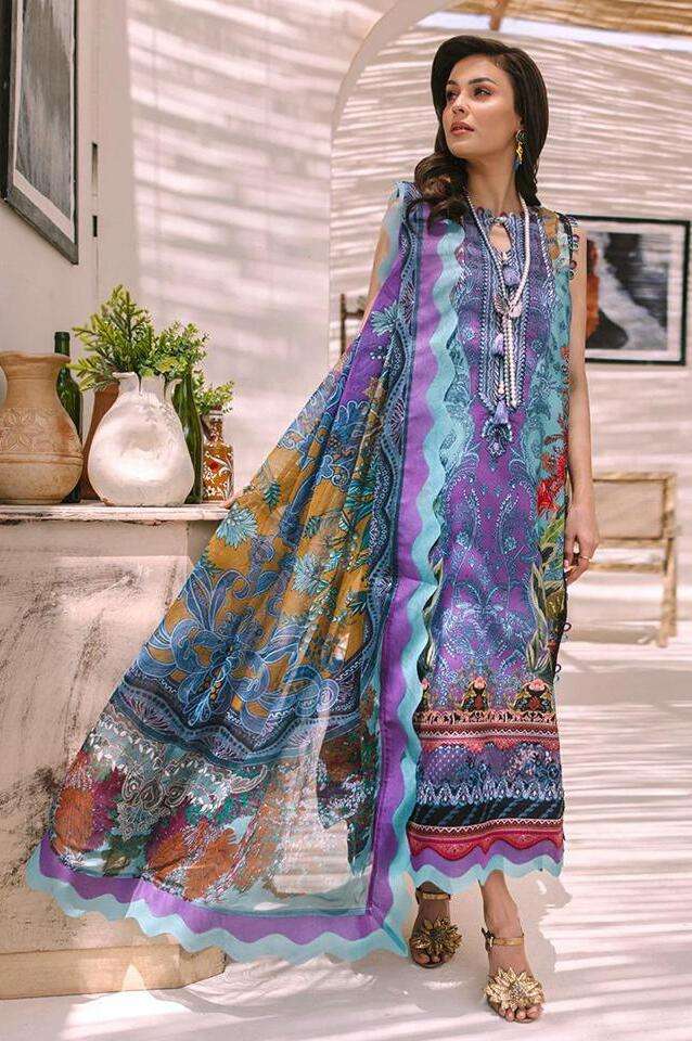 Deepsy Firdous Classic Lawn Vol 23 Chiffon Dupatta Salwar Kameez Wholesale catalog