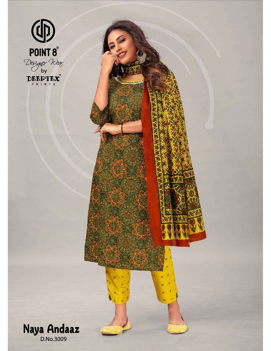 Deeptex Naya Andaaz Vol-3 – Kurti Pant WITH Dupatta  - Wholesale Catalog