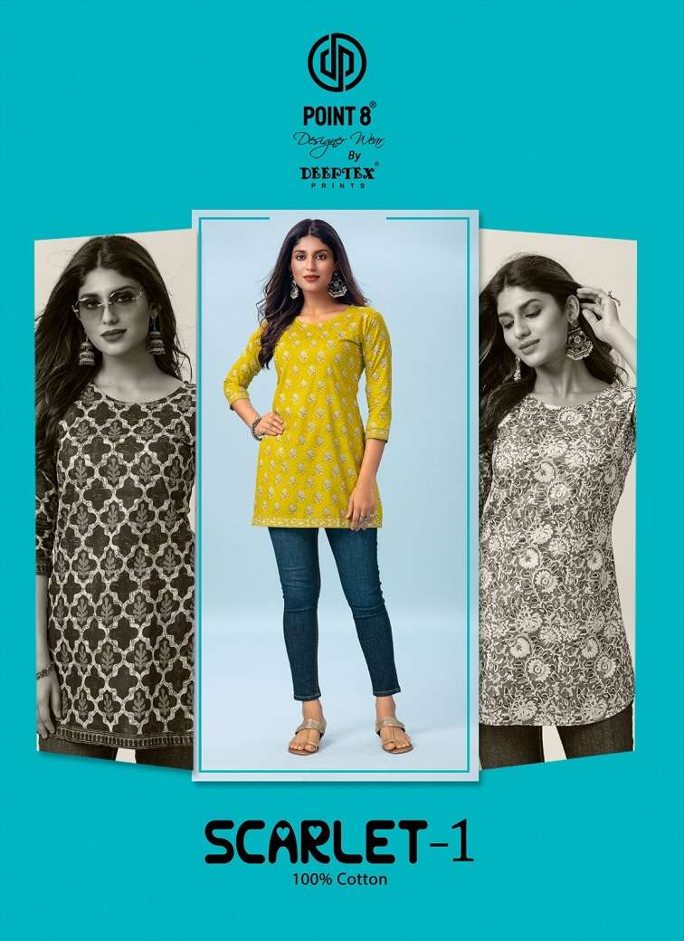 Deeptex Scarlet Vol-1 – Cotton Short Tops - Wholesale Catalog
