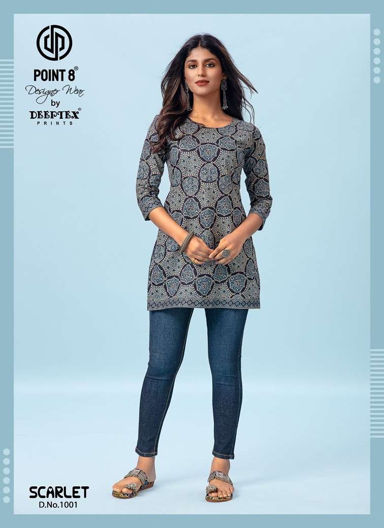Deeptex Scarlet Vol-1 – Cotton Short Tops - Wholesale Catalog
