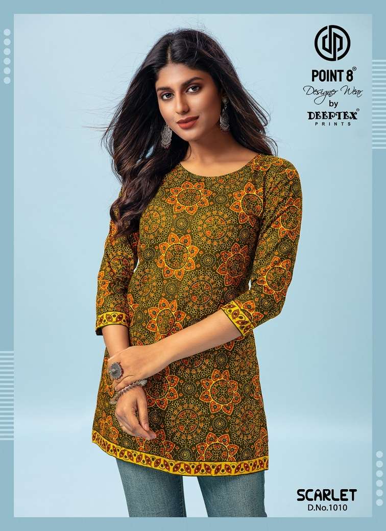 Deeptex Scarlet Vol-1 – Cotton Short Tops - Wholesale Catalog