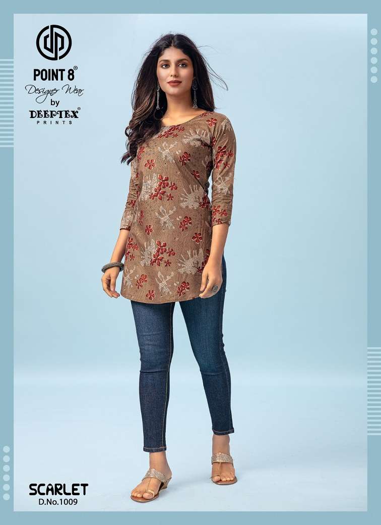 Deeptex Scarlet Vol-1 – Cotton Short Tops - Wholesale Catalog