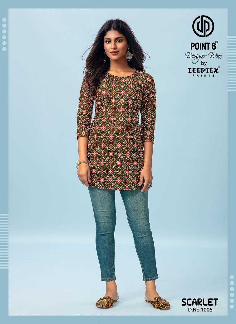 Deeptex Scarlet Vol-1 – Cotton Short Tops - Wholesale Catalog