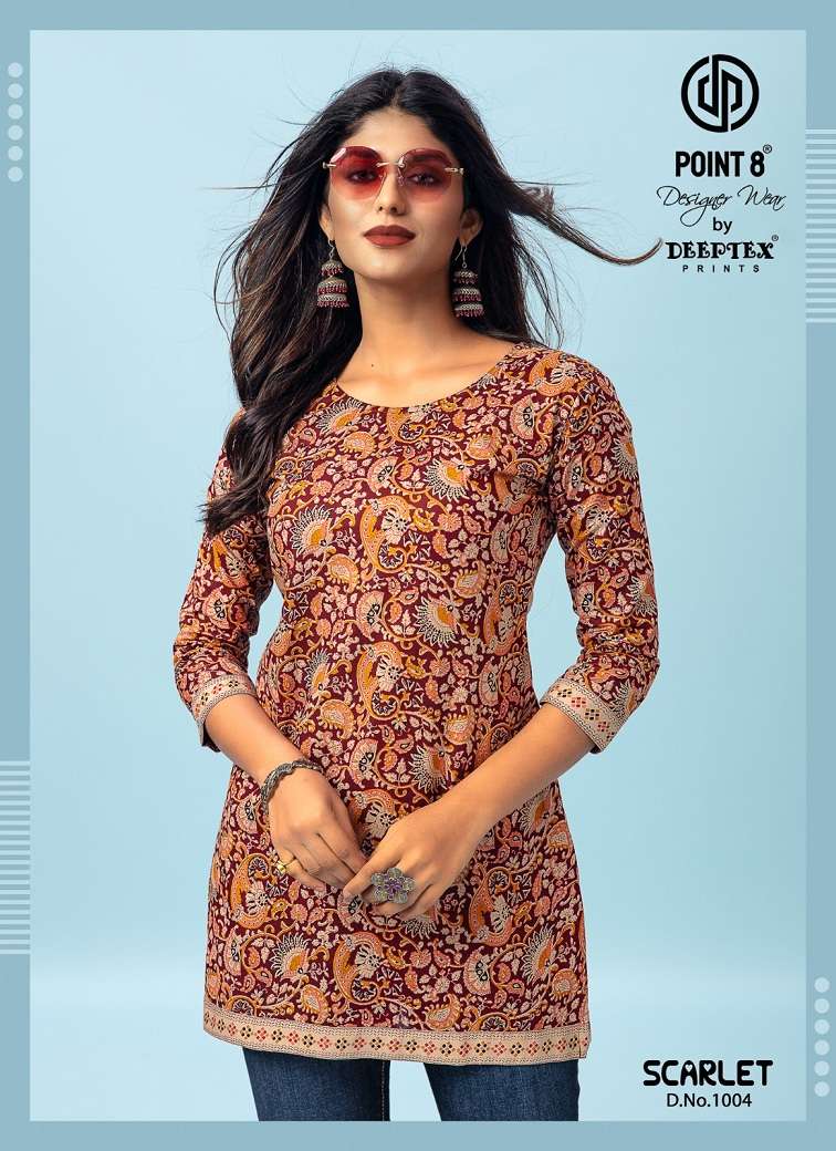Deeptex Scarlet Vol-1 – Cotton Short Tops - Wholesale Catalog