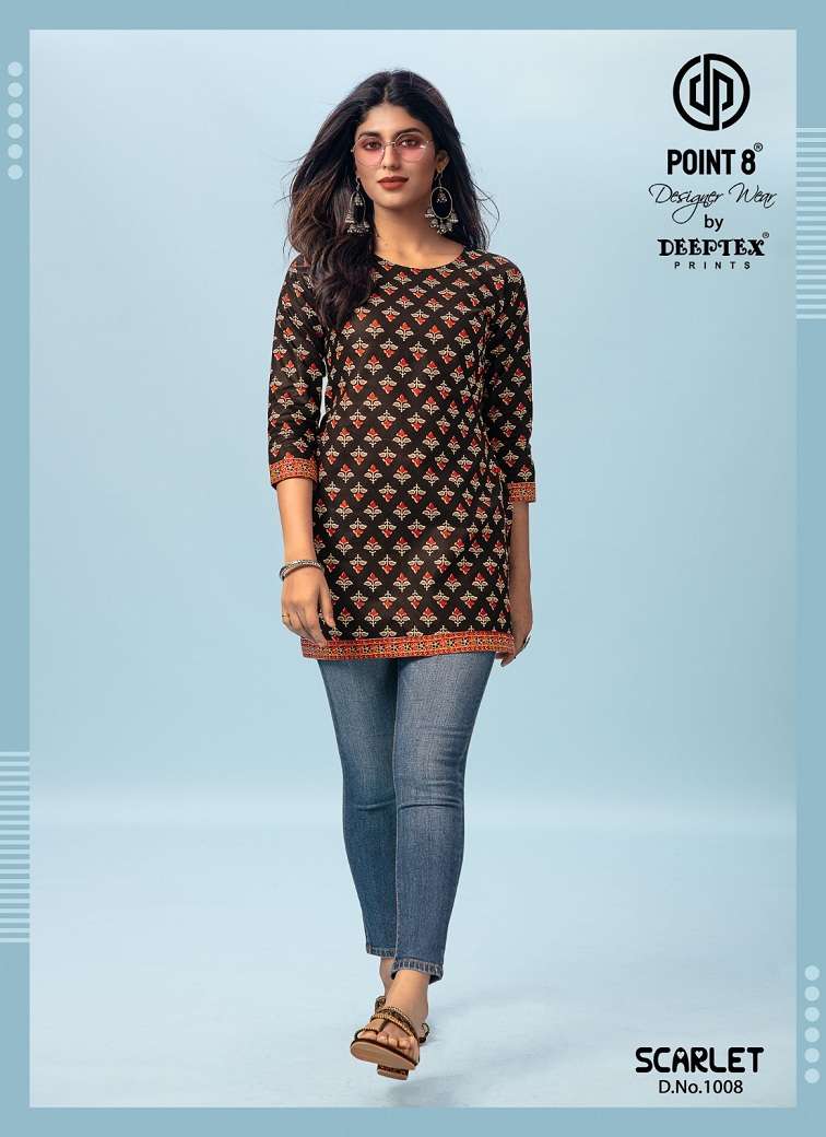 Deeptex Scarlet Vol-1 – Cotton Short Tops - Wholesale Catalog