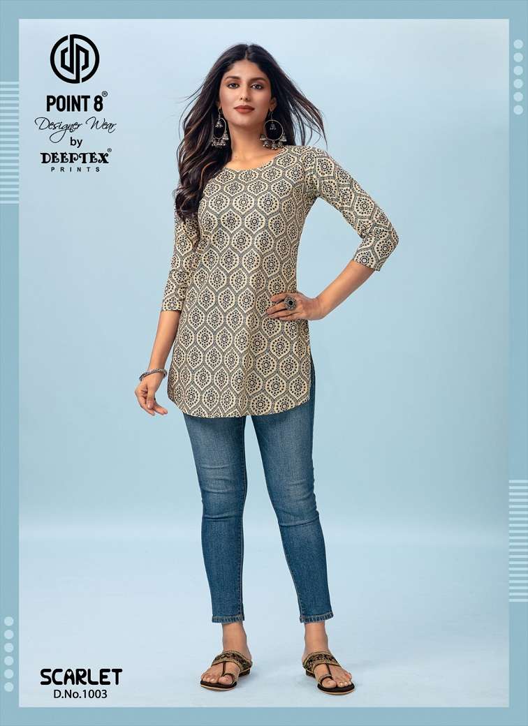 Deeptex Scarlet Vol-1 – Cotton Short Tops - Wholesale Catalog